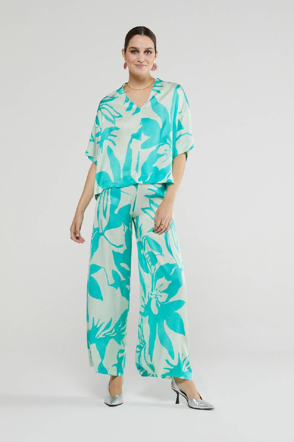 ottod'Ame Printed viscose sweater