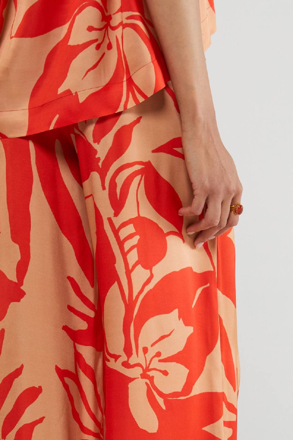 Ottod'Ame Printed Viscose Trousers