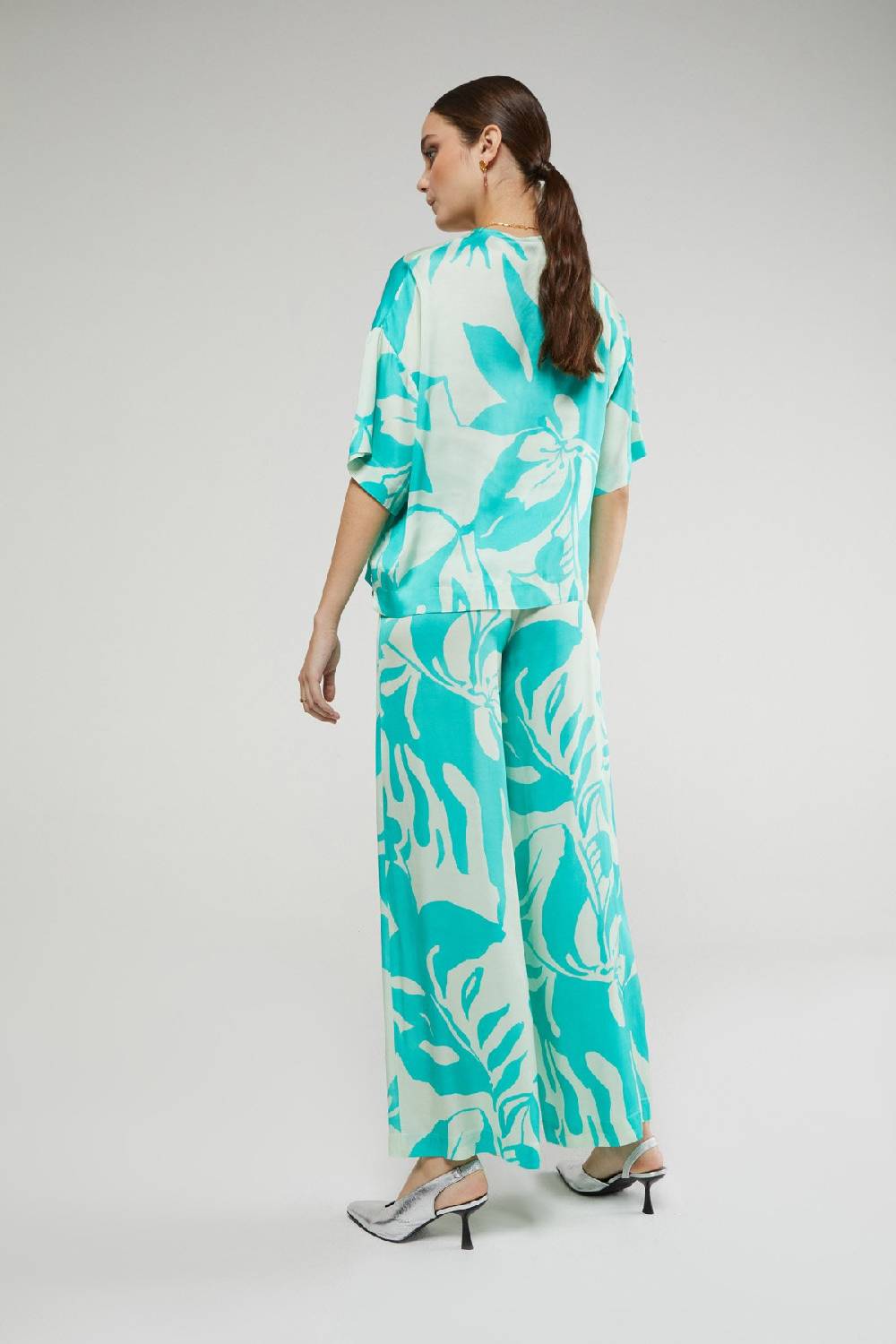 Ottod'Ame Printed Viscose Trousers