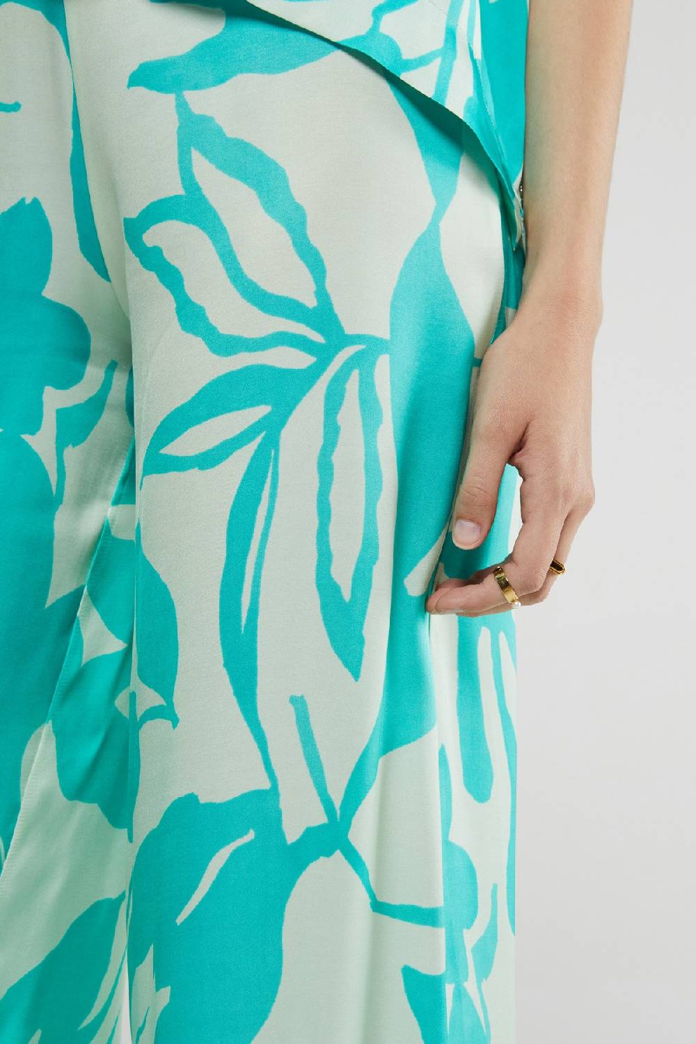 Ottod'Ame Printed Viscose Trousers