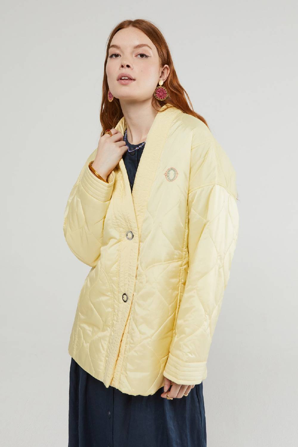 Ottod'Ame Quilted Midi Puffer Jacket