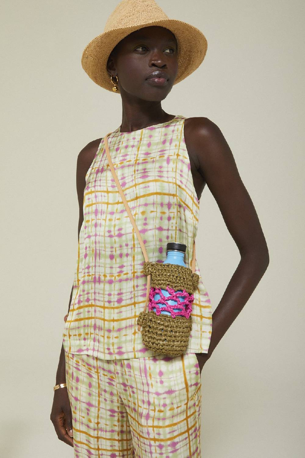 Ottod'Ame Raffia Bottle Cage