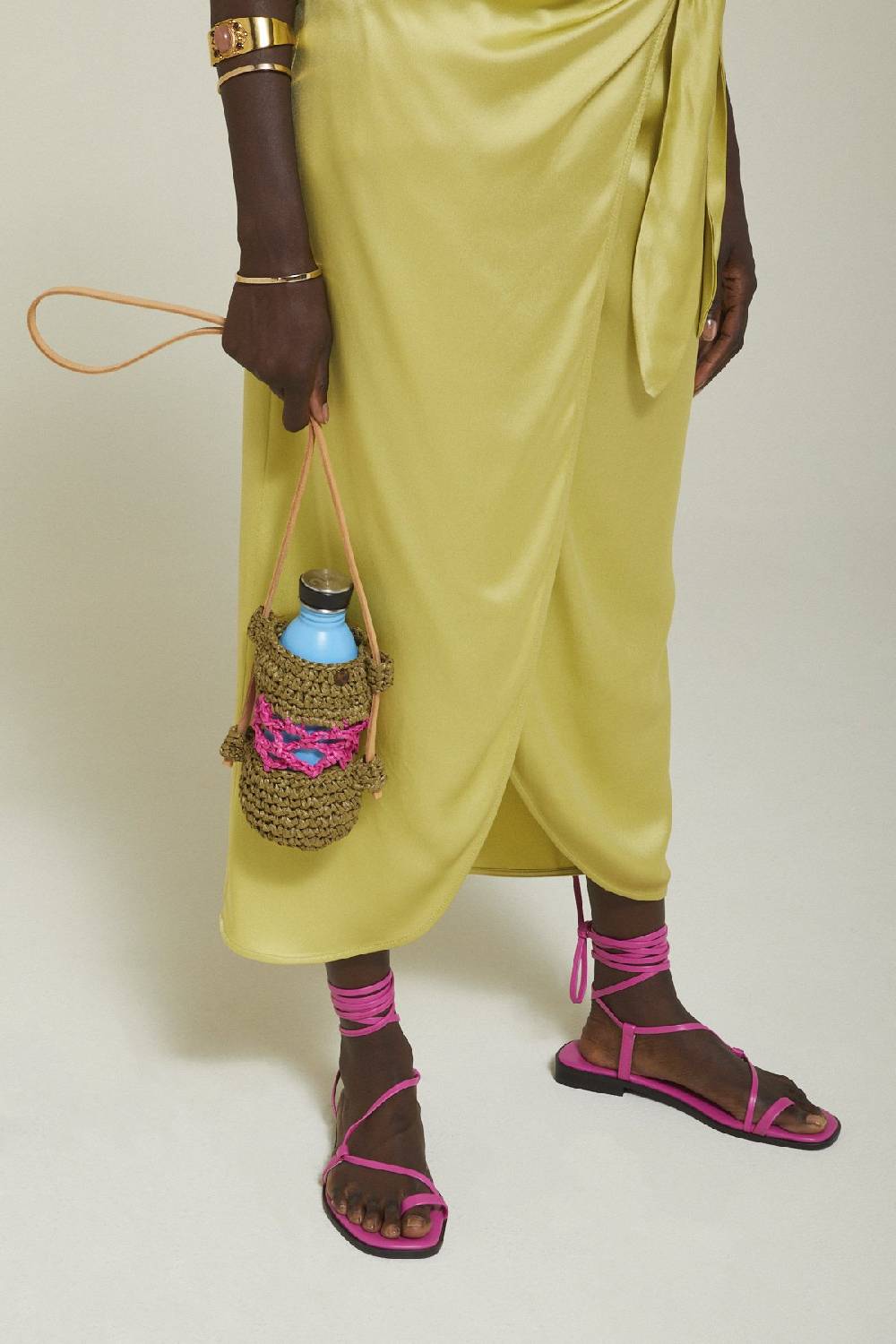 Ottod'Ame Raffia Bottle Cage