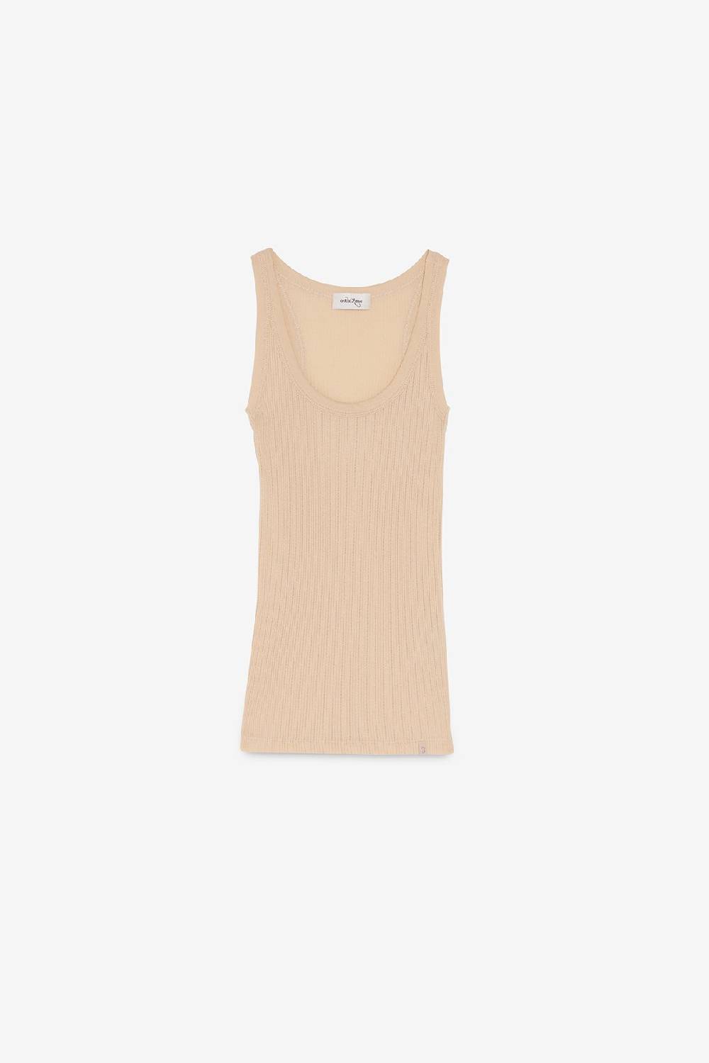 Ottod'Ame Ribbed Cotton Tank Top