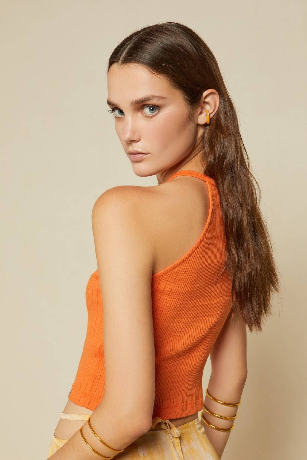 Ottod'Ame Ribbed Cotton Top