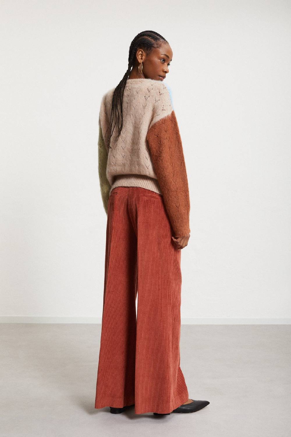 Ottod'Ame Ribbed Velvet Trousers