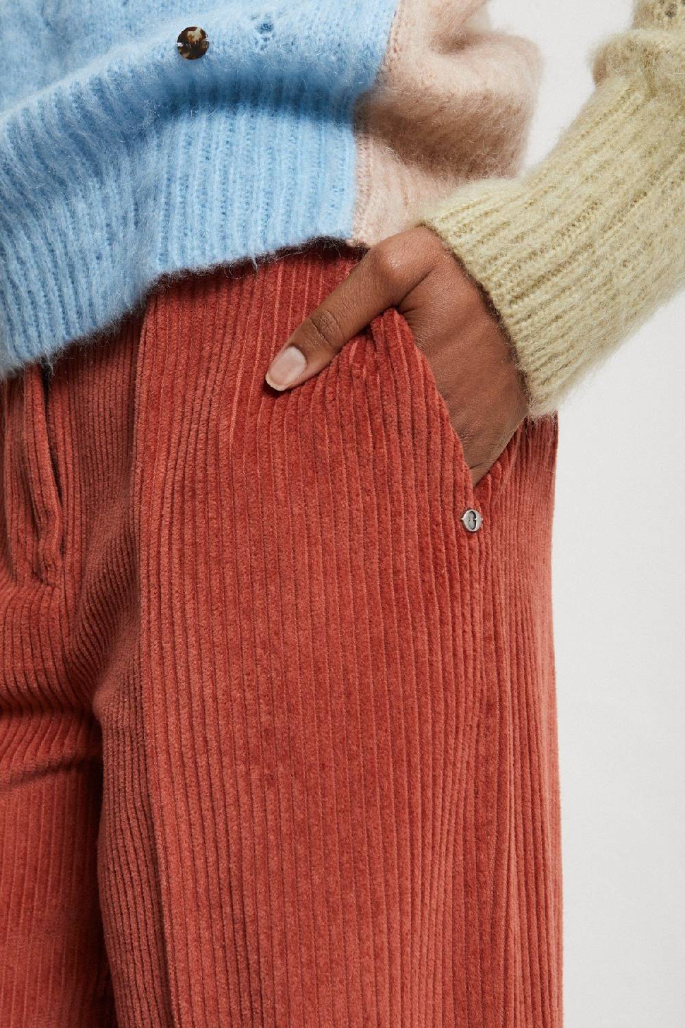 Ottod'Ame Ribbed Velvet Trousers