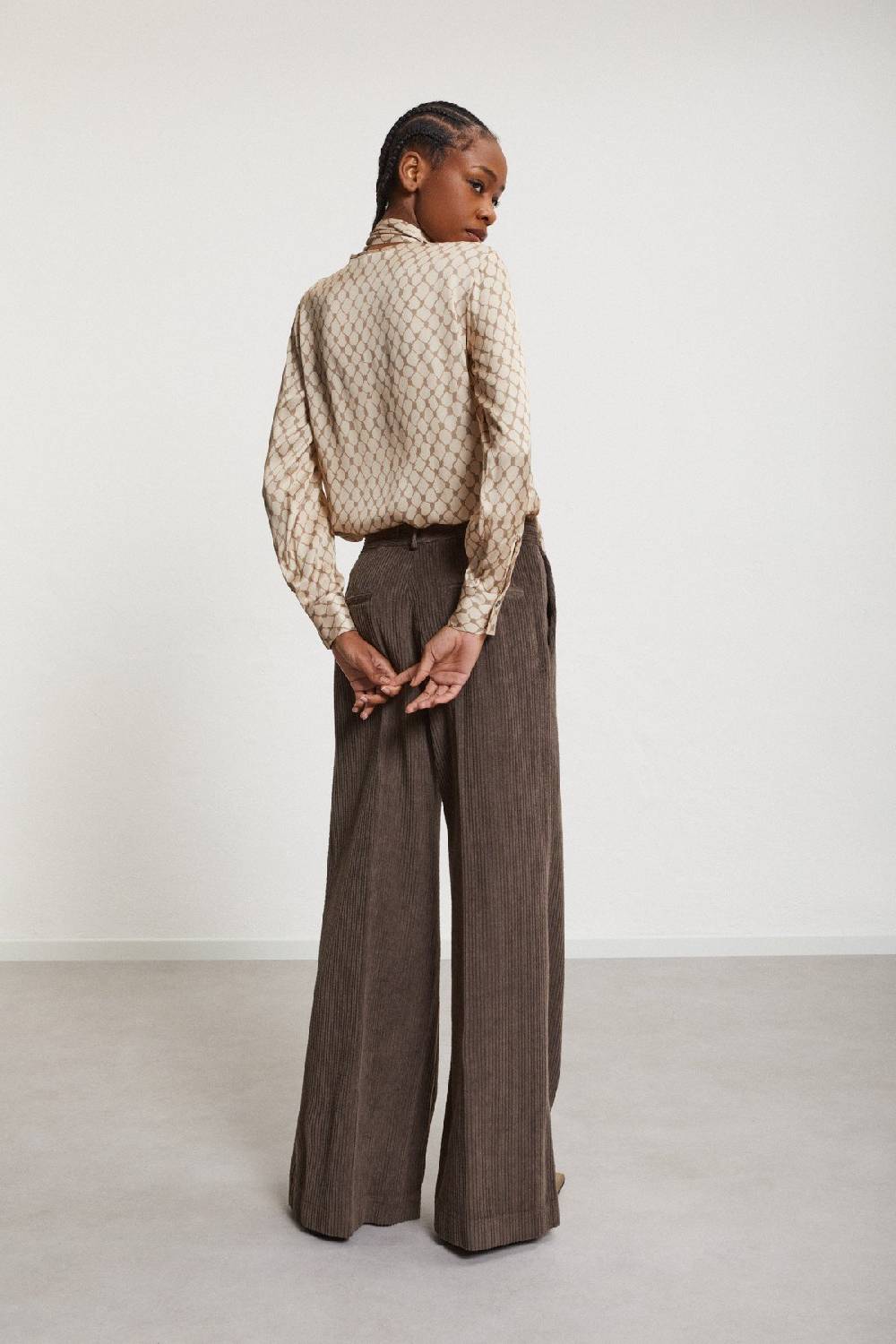 Ottod'Ame Ribbed Velvet Trousers