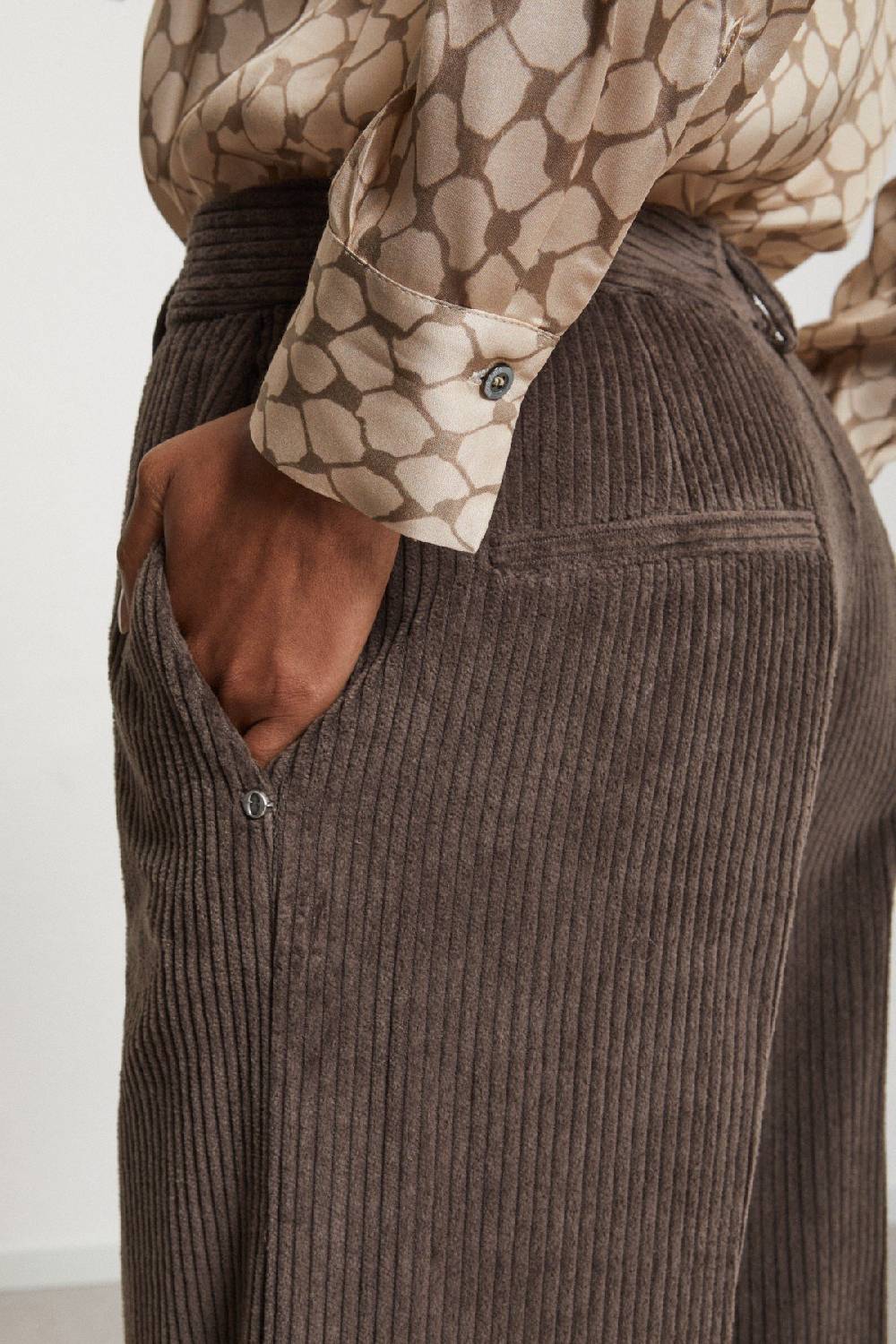 Ottod'Ame Ribbed Velvet Trousers