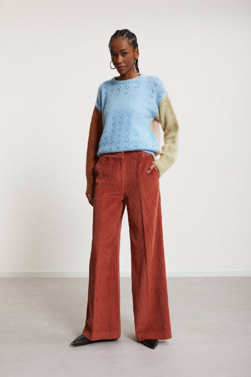 ottod'Ame Ribbed velvet trousers