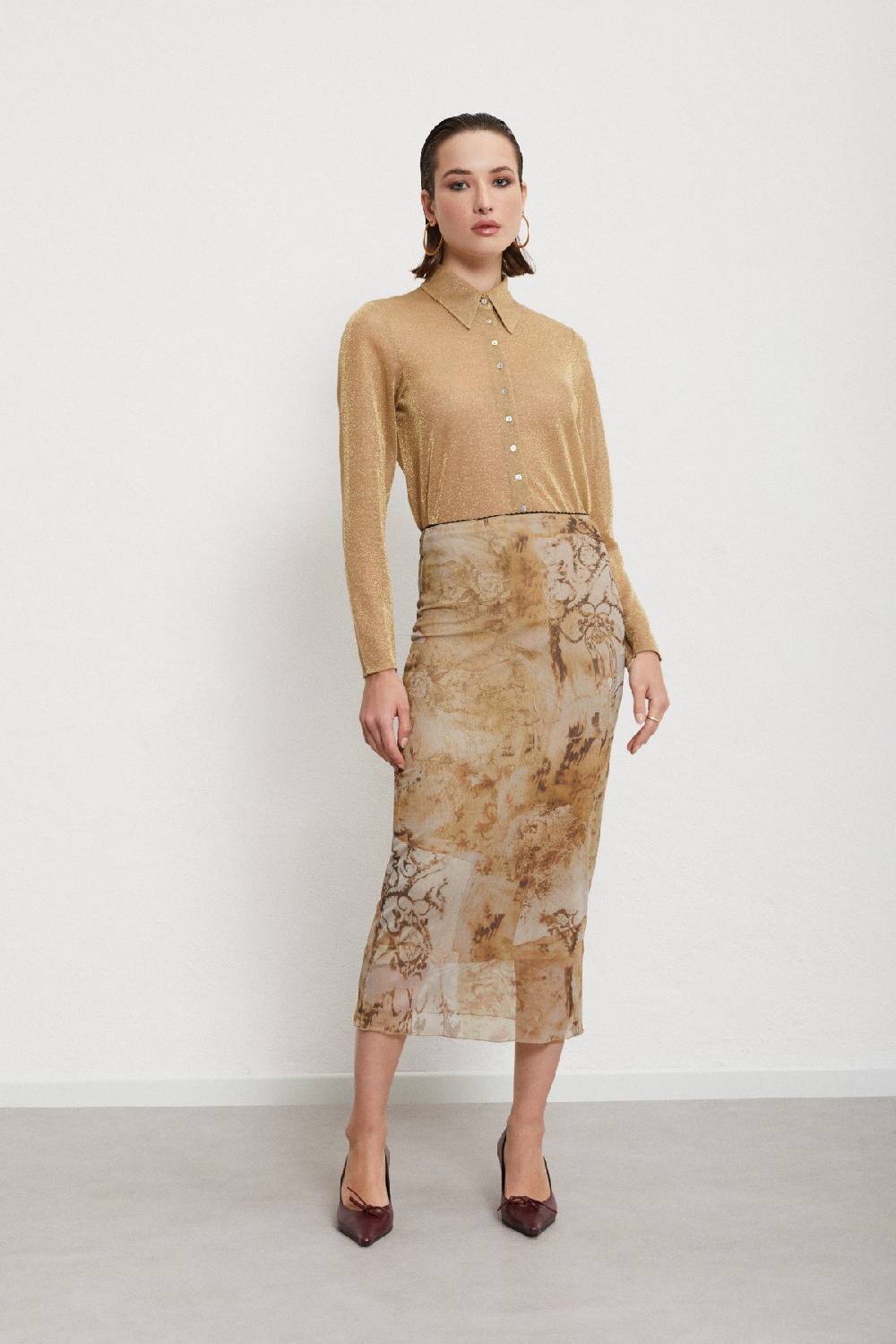 ottod'Ame Shirt with lurex