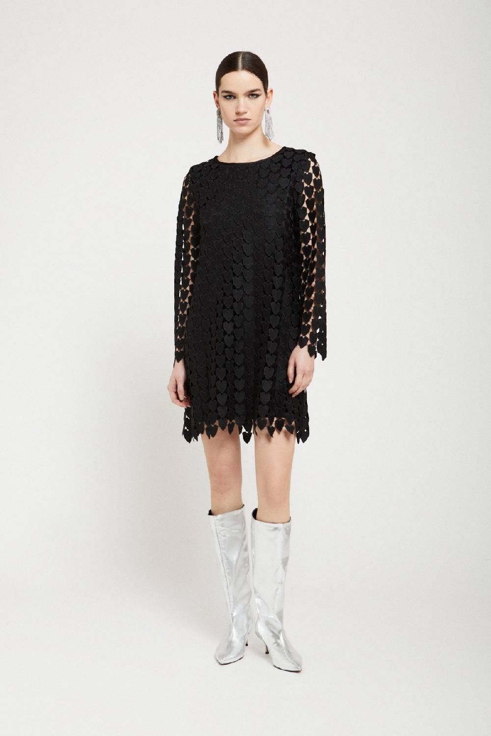 Ottod'Ame Short Dress With 3D