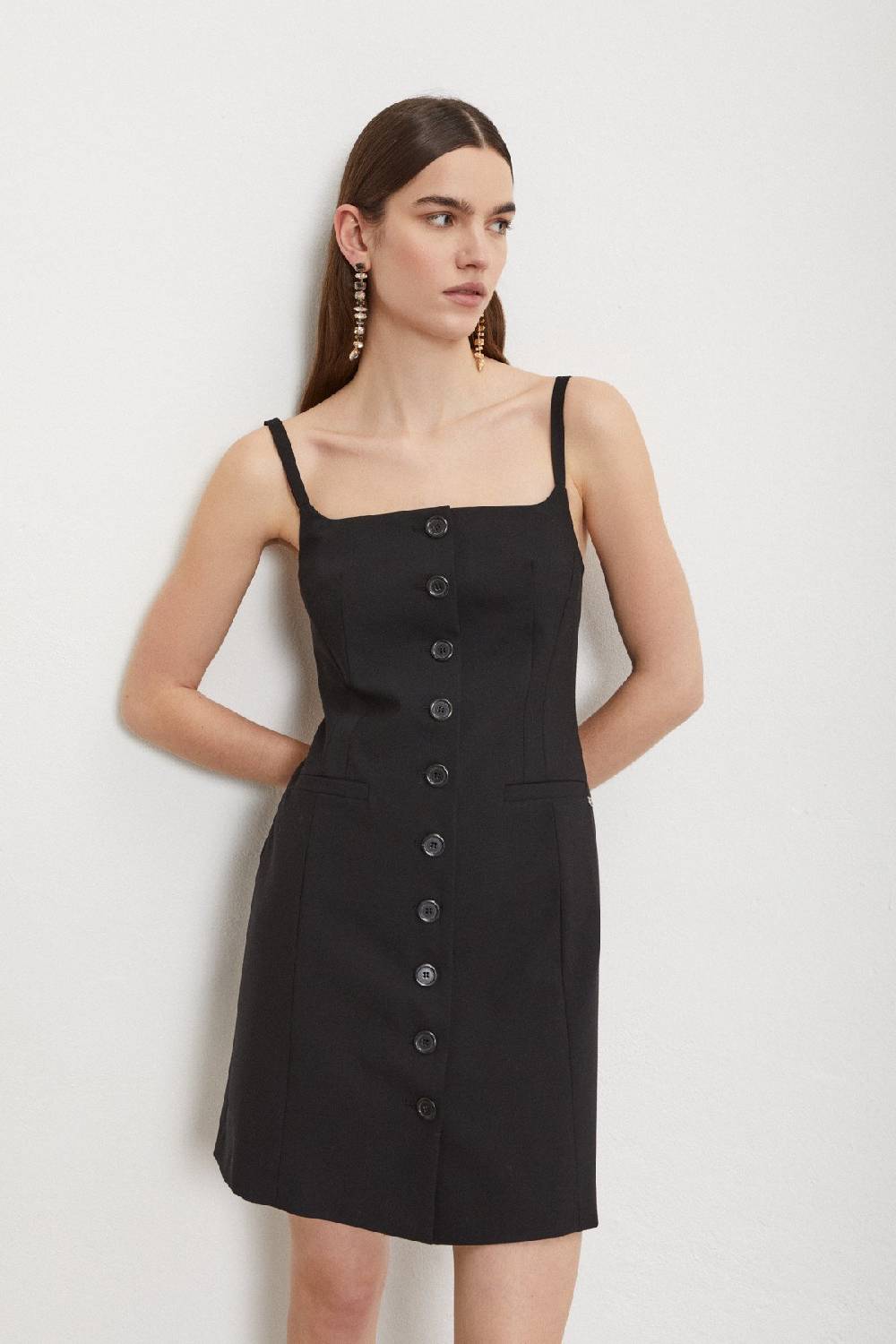 Ottod'Ame Short Dress With Buttons