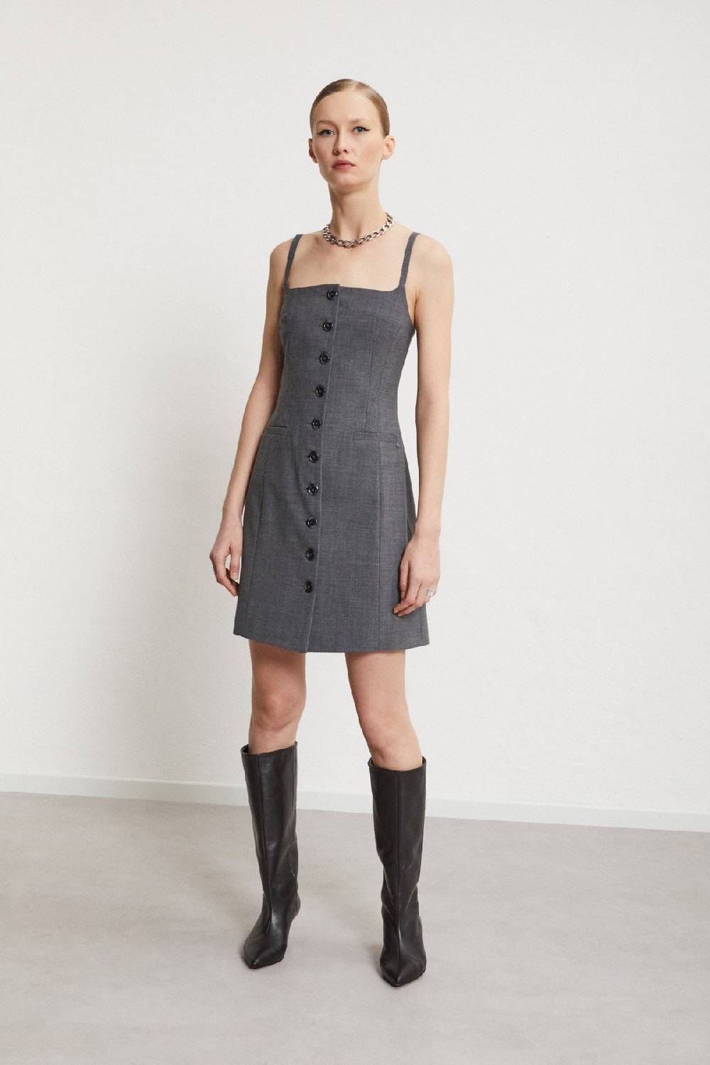 ottod'Ame Short dress with buttons