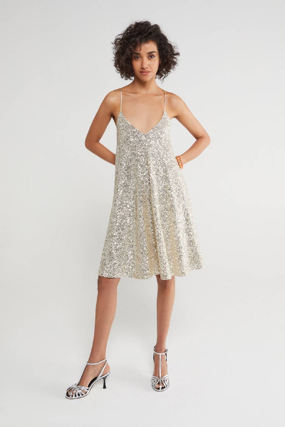 ottod'Ame Short dress with sequins