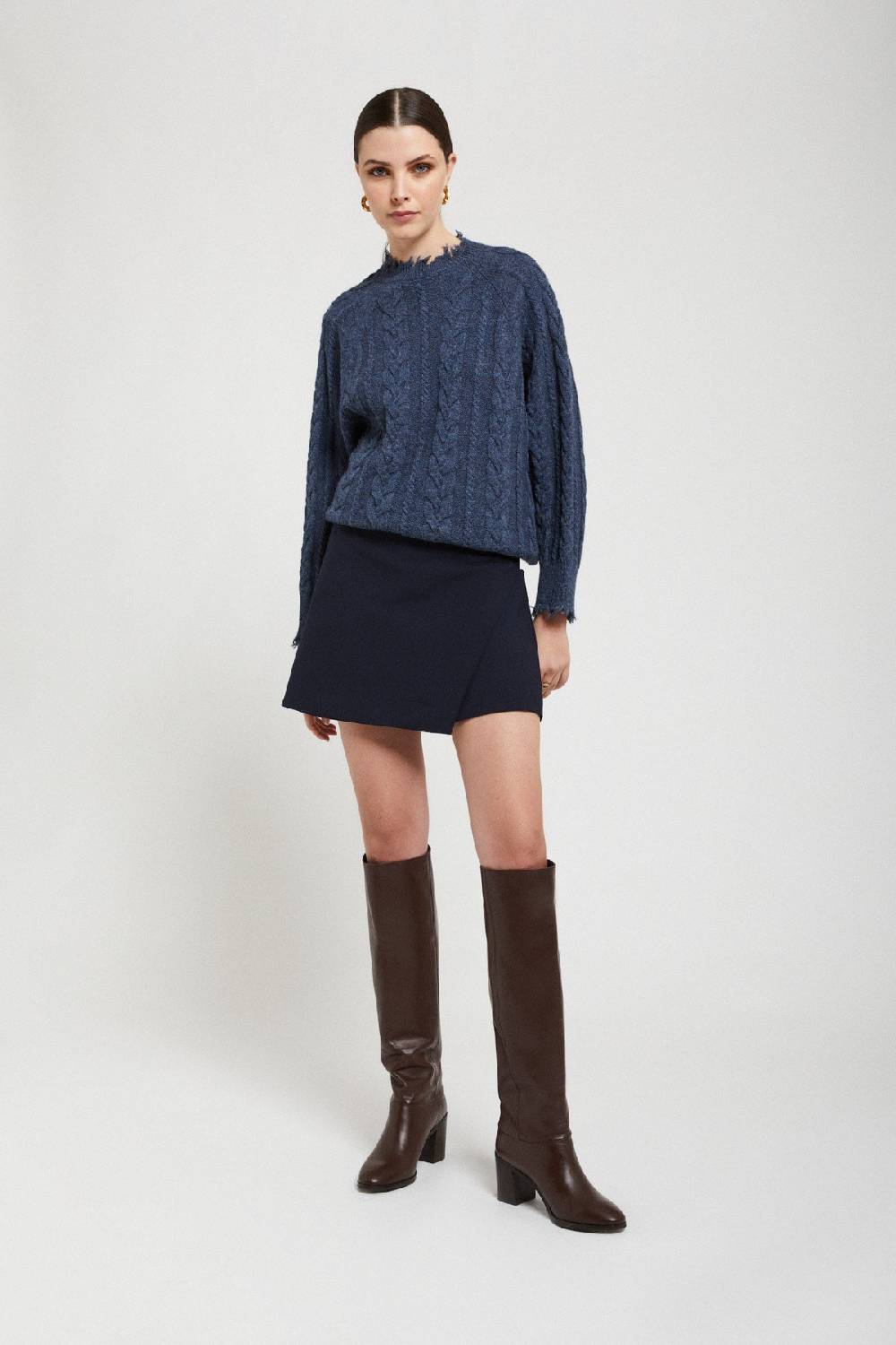 ottod'Ame Short trapeze skirt