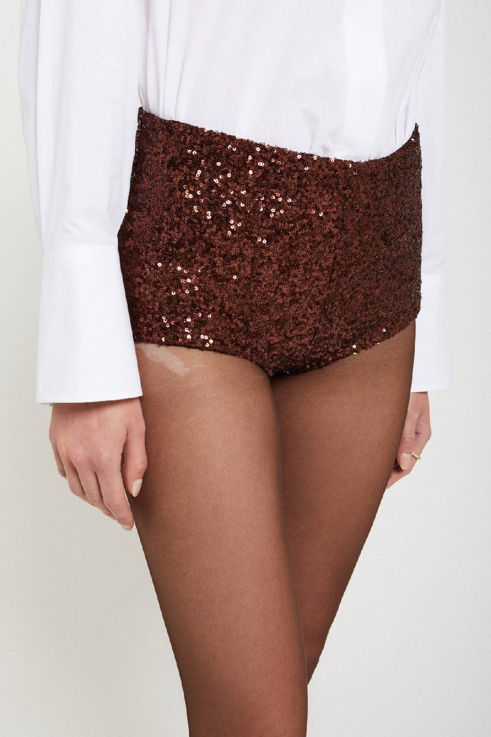 Ottod'Ame Shorts With Sequins