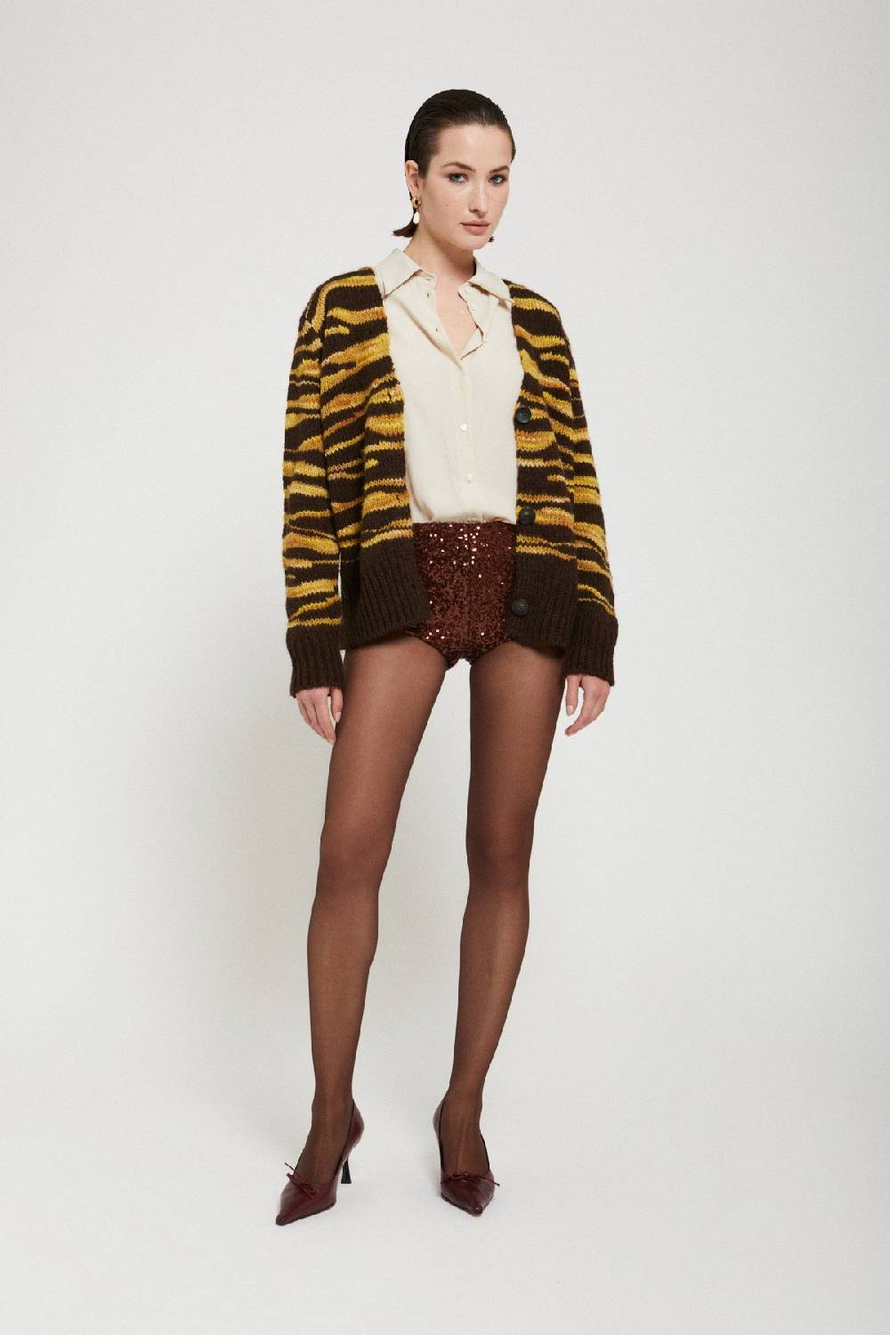 Ottod'Ame Shorts With Sequins