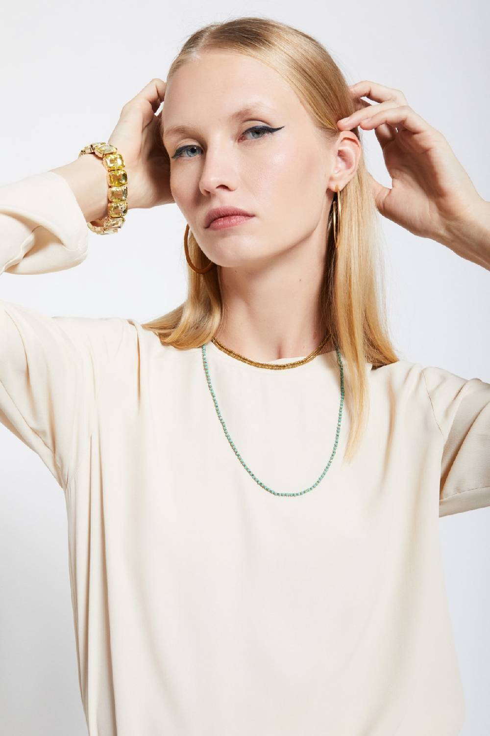 Ottod'Ame Silk-blend Blouse