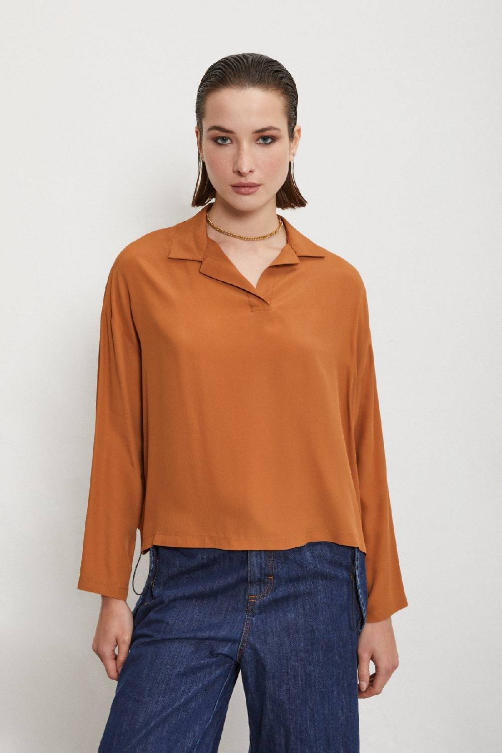 Ottod'Ame Silk-blend Blouse