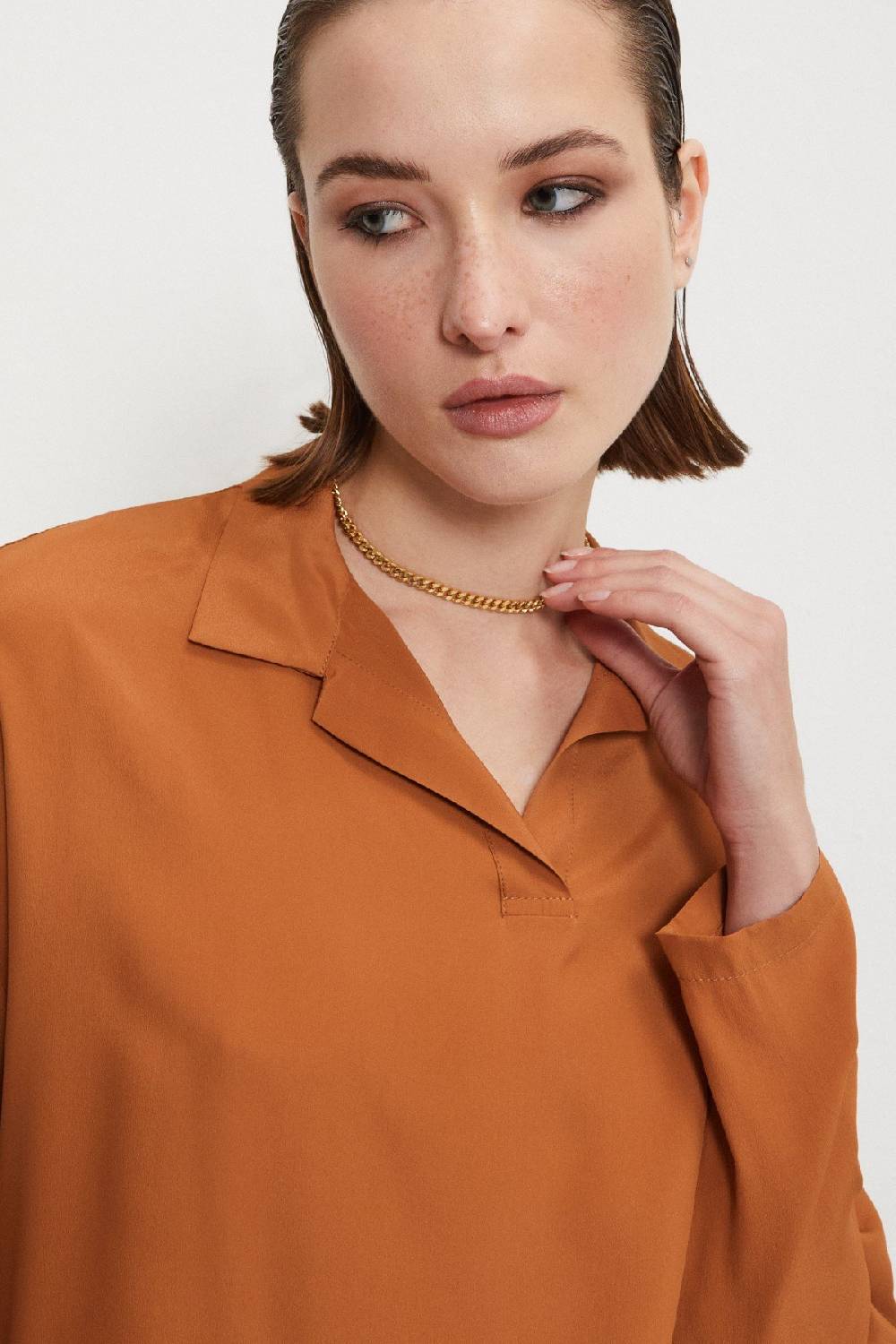 Ottod'Ame Silk-blend Blouse