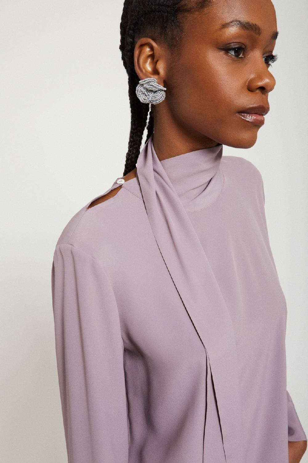 Ottod'Ame Silk-blend Blouse