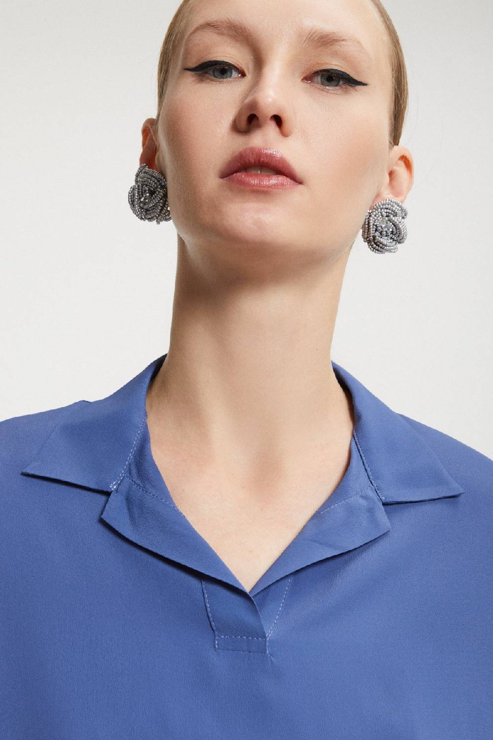 Ottod'Ame Silk-blend Blouse