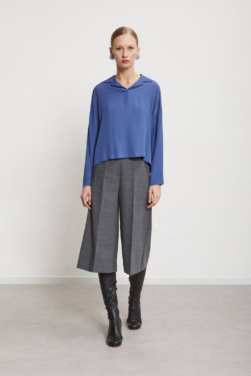 ottod'Ame Silk-blend blouse