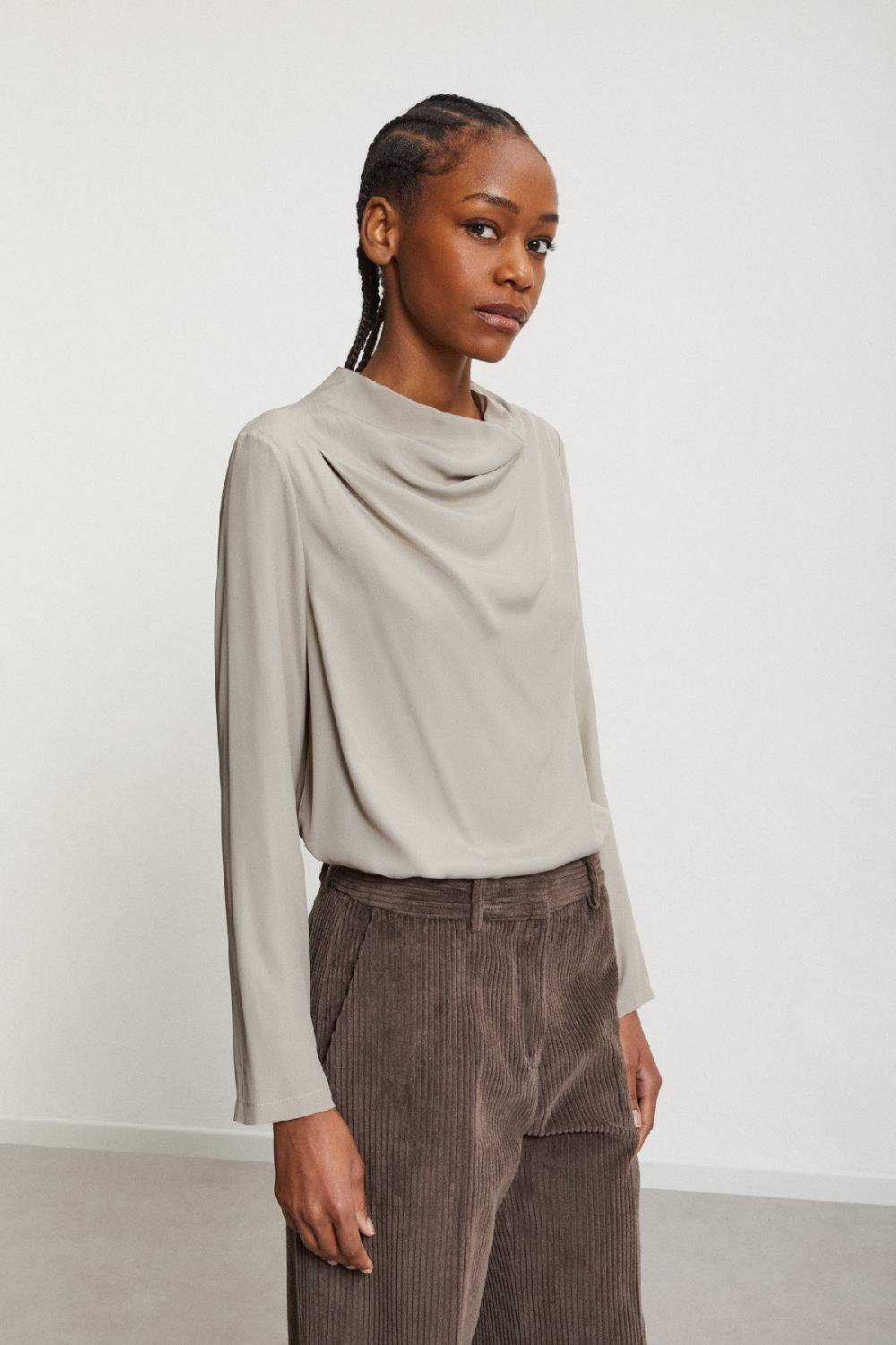 Ottod'Ame Silk-blend Blouse