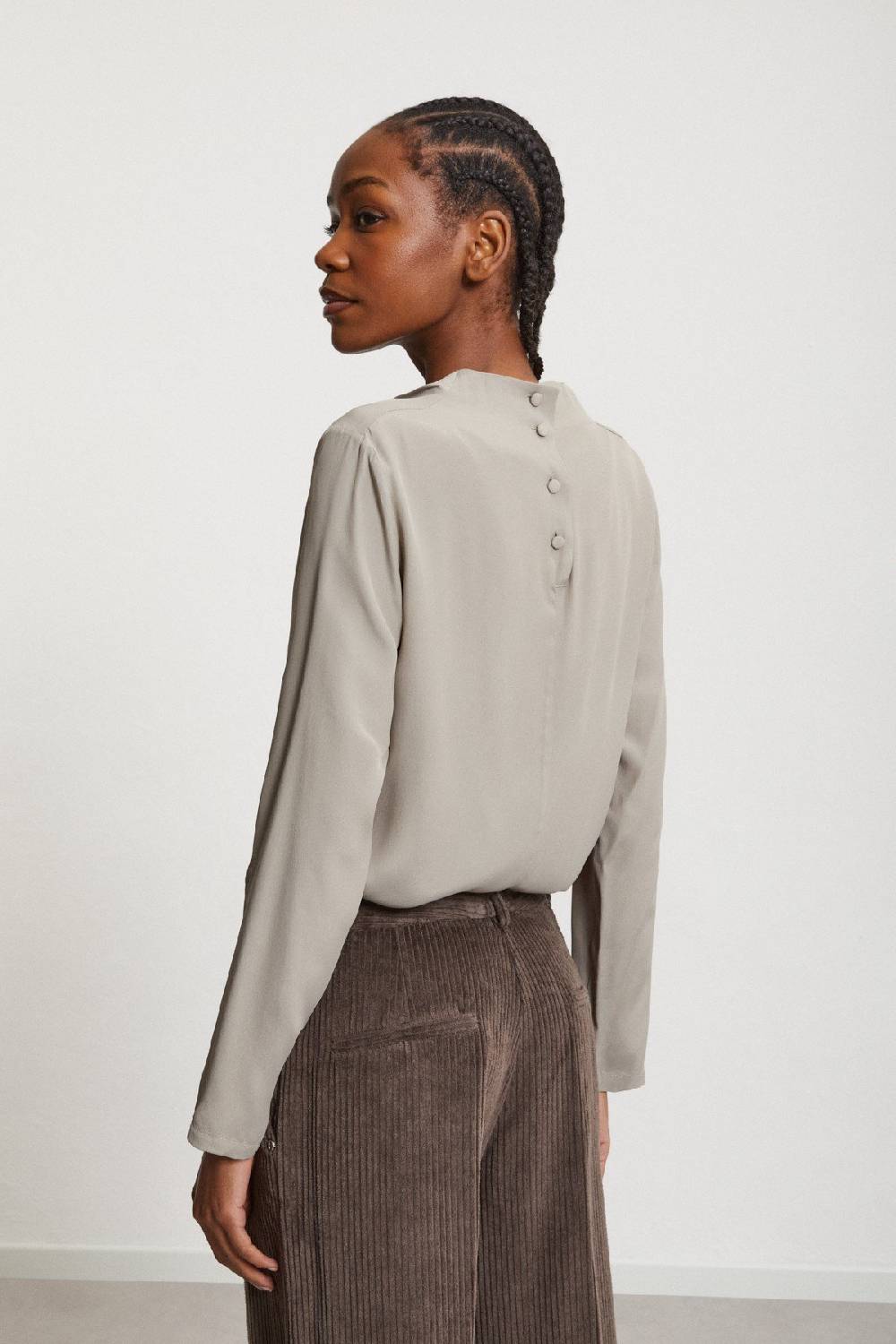 Ottod'Ame Silk-blend Blouse