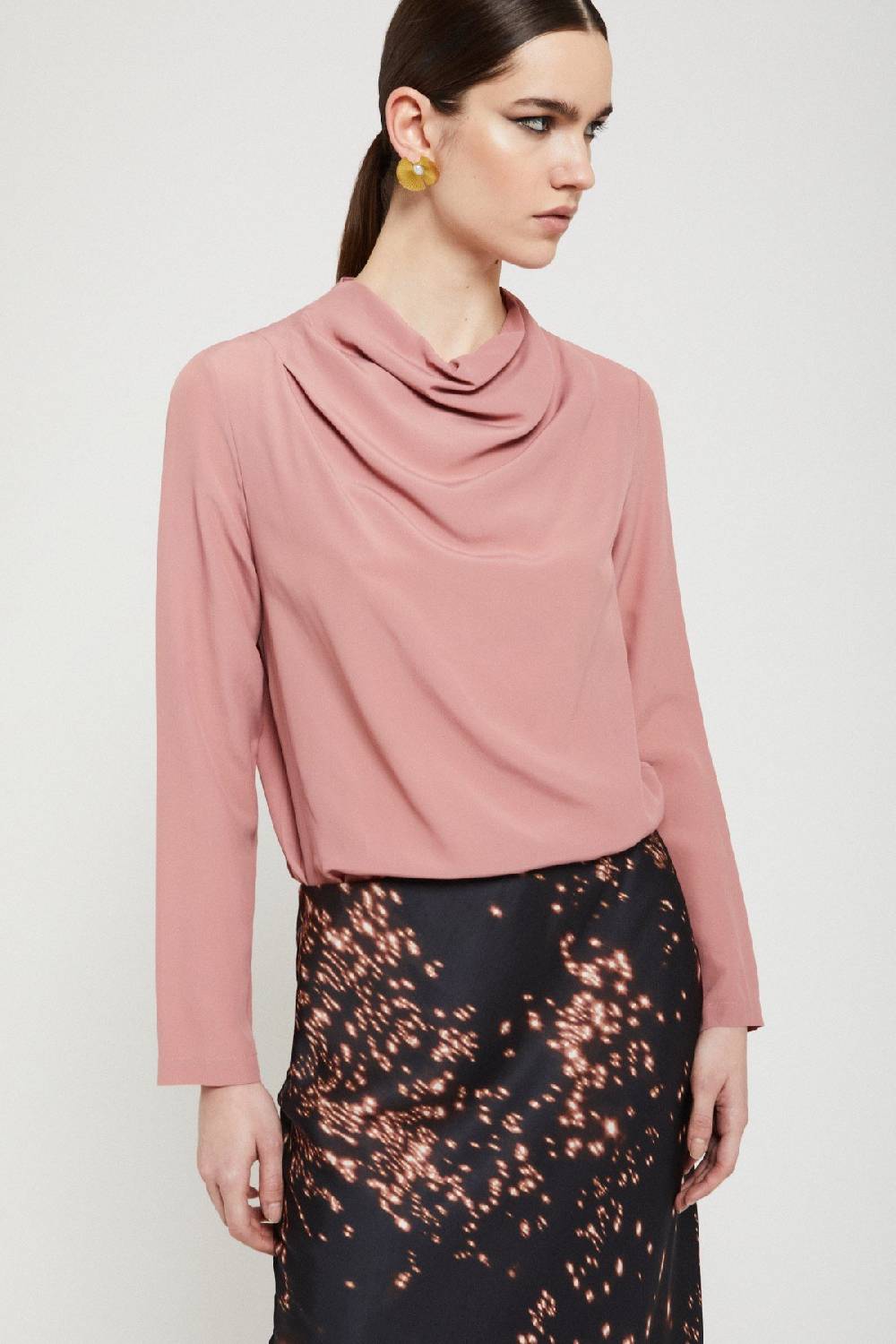 Ottod'Ame Silk-blend Blouse