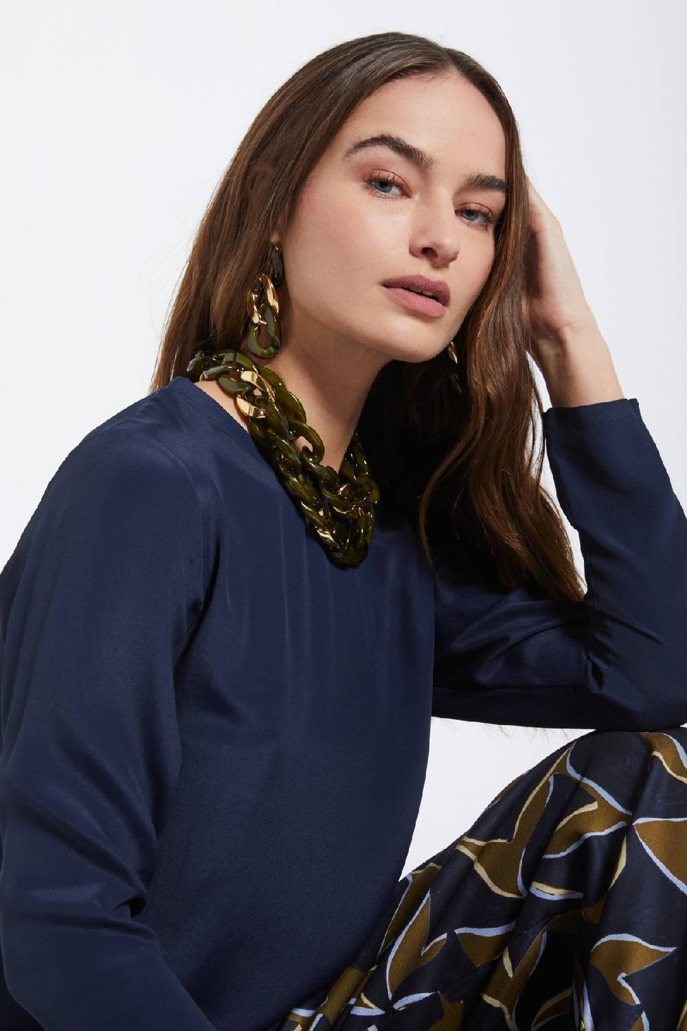 Ottod'Ame Silk-blend Blouse