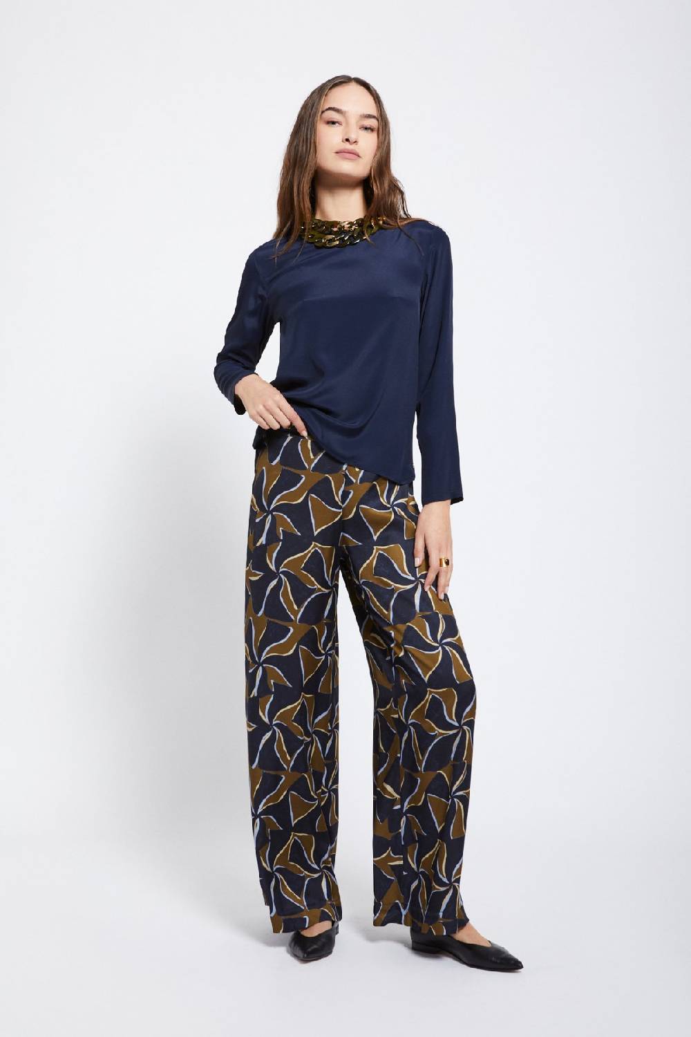 ottod'Ame Silk-blend blouse