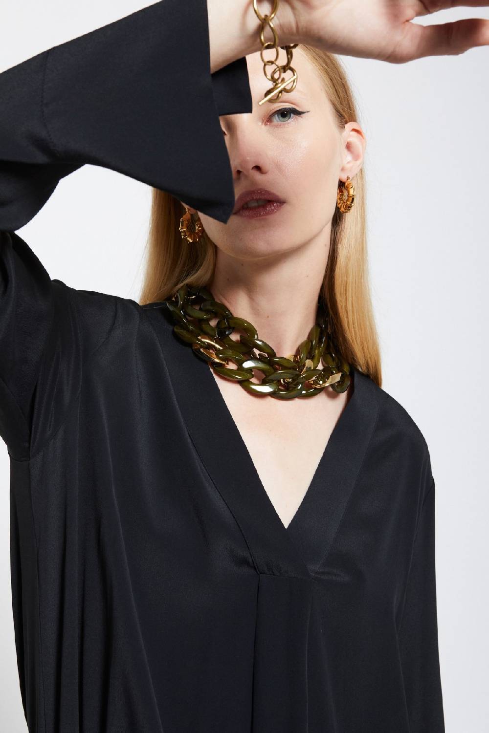 Ottod'Ame Silk-blend Blouse