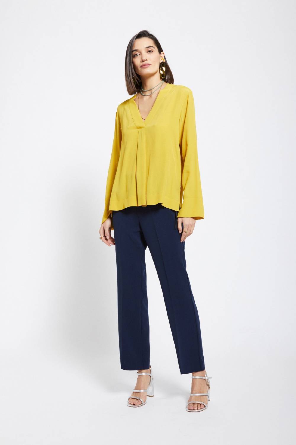 ottod'Ame Silk-blend blouse