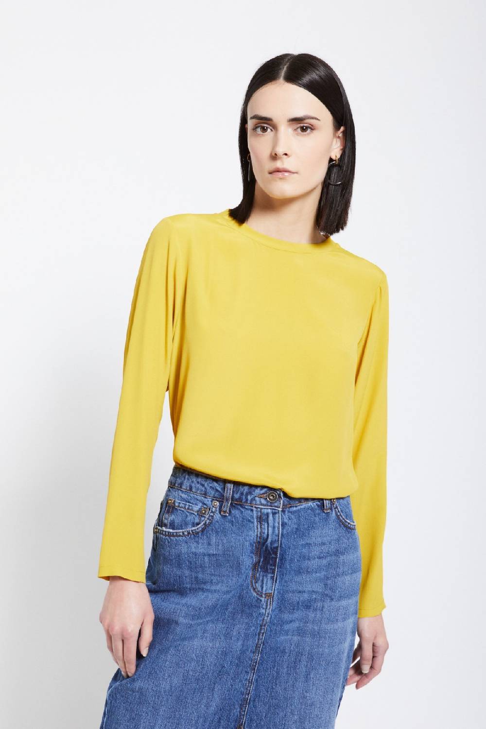 Ottod'Ame Silk-blend Blouse