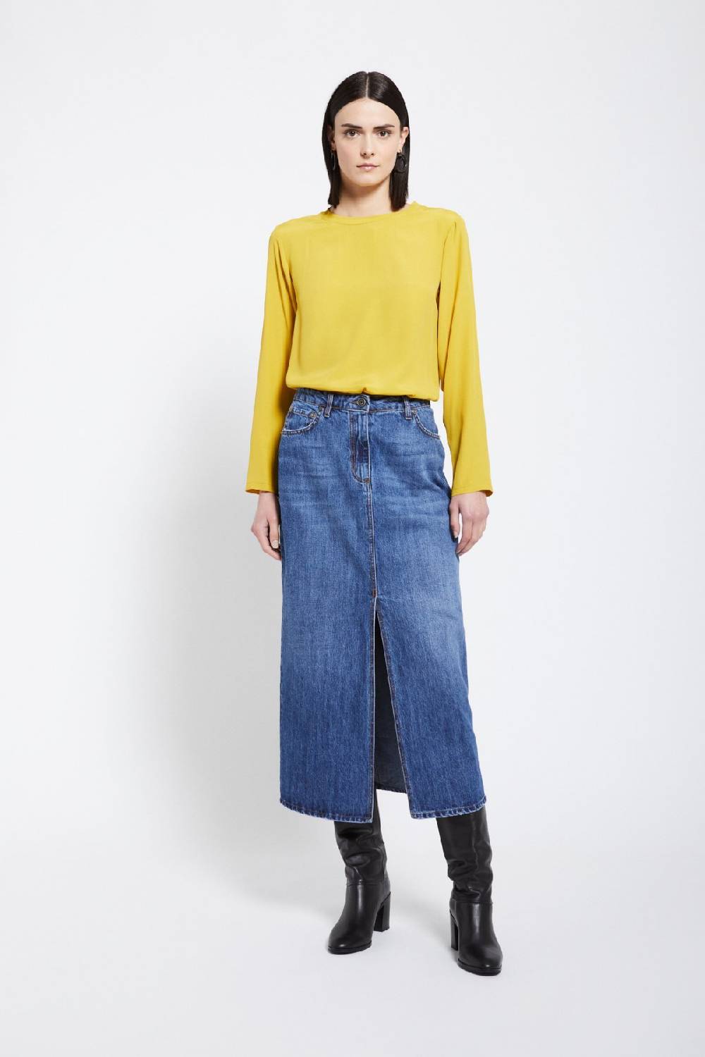 ottod'Ame Silk-blend blouse