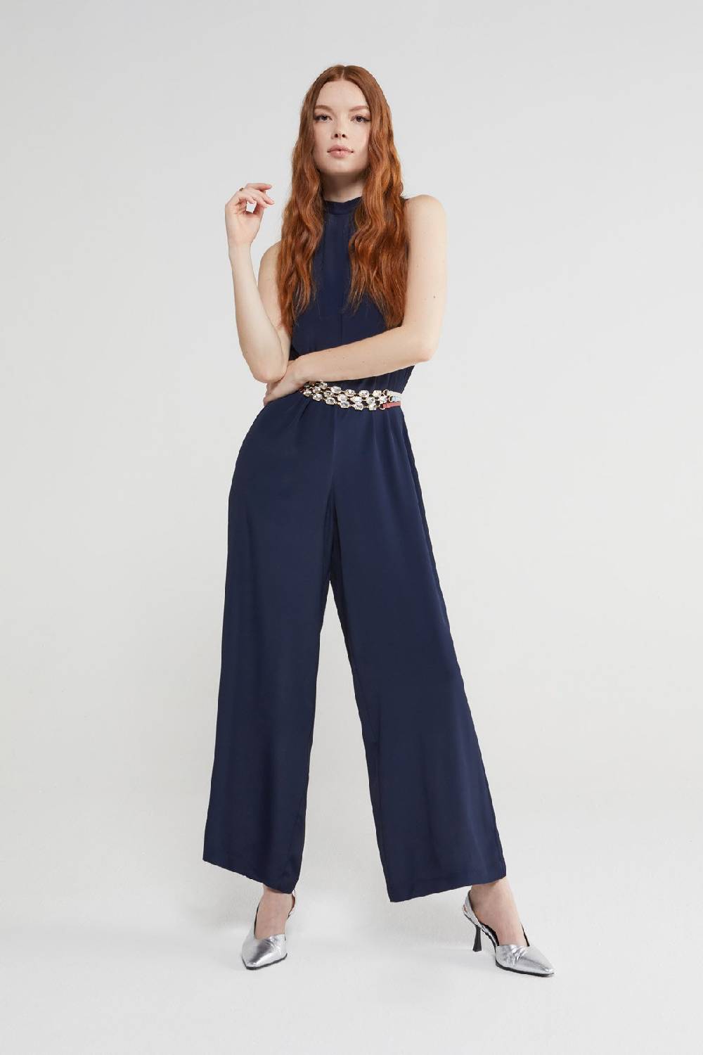 Ottod'Ame Silk Blend Jumpsuit