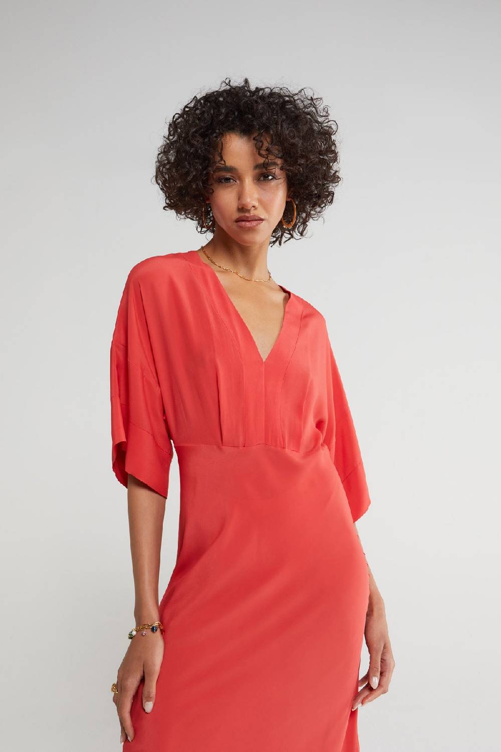 Ottod'Ame Silk Blend Long Dress