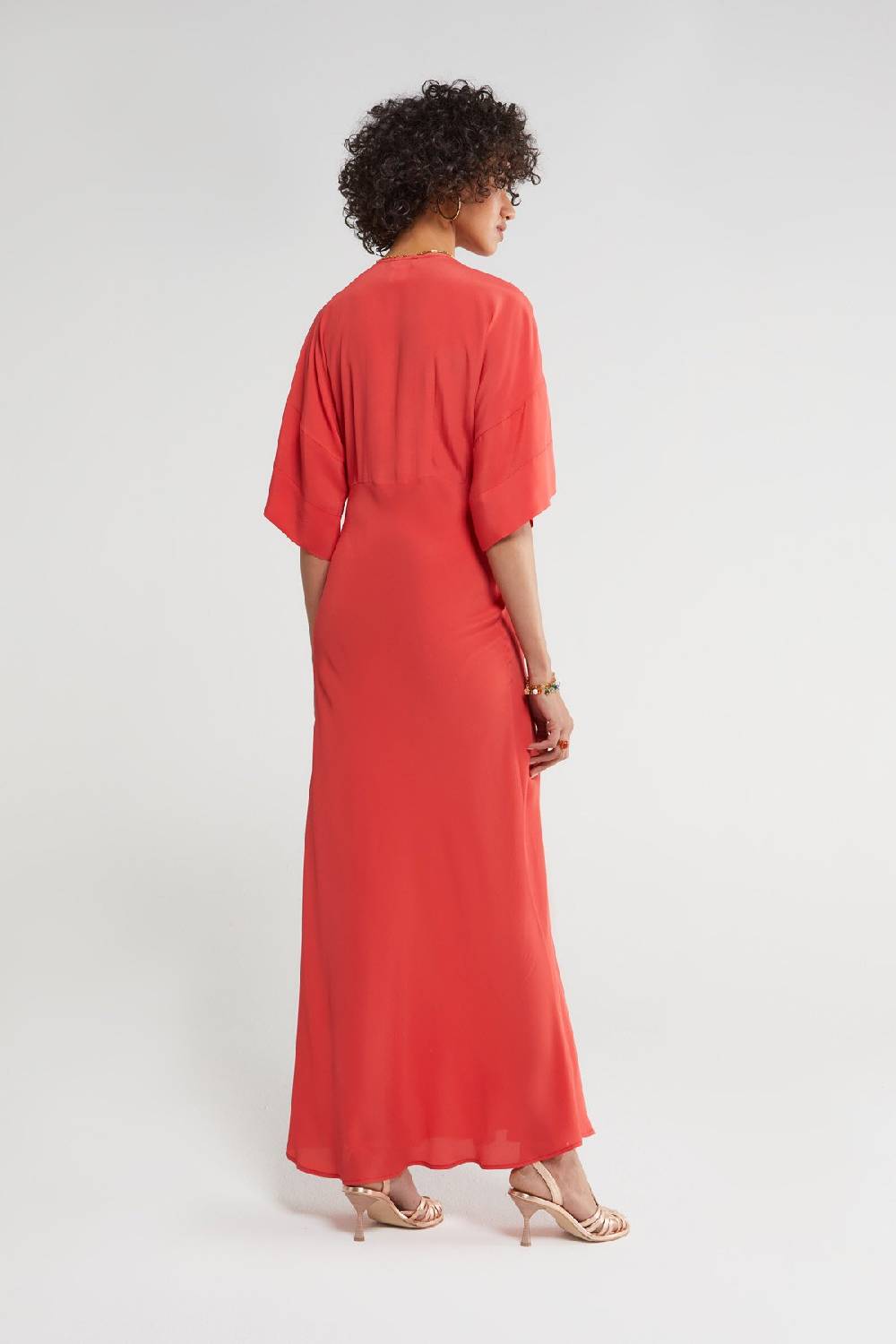 Ottod'Ame Silk Blend Long Dress