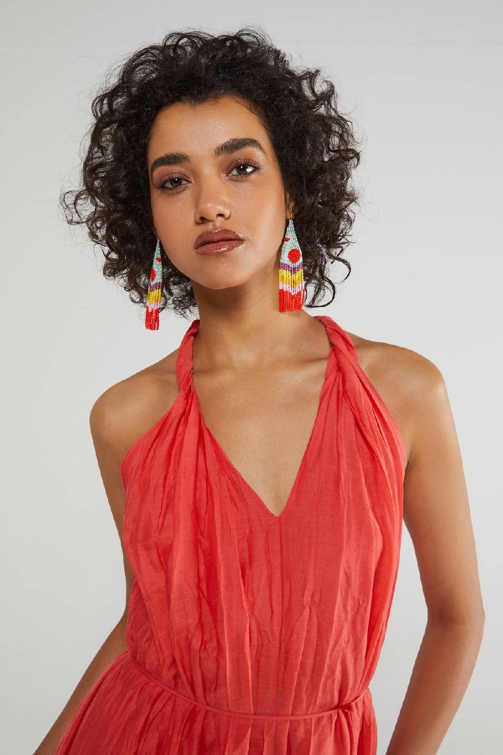 Ottod'Ame Silk Blend Long Dress