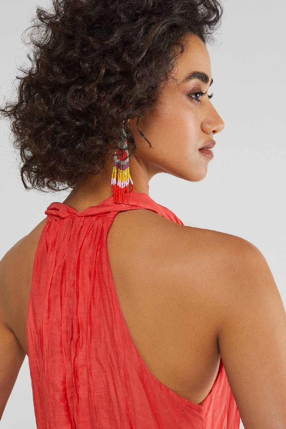 Ottod'Ame Silk Blend Long Dress