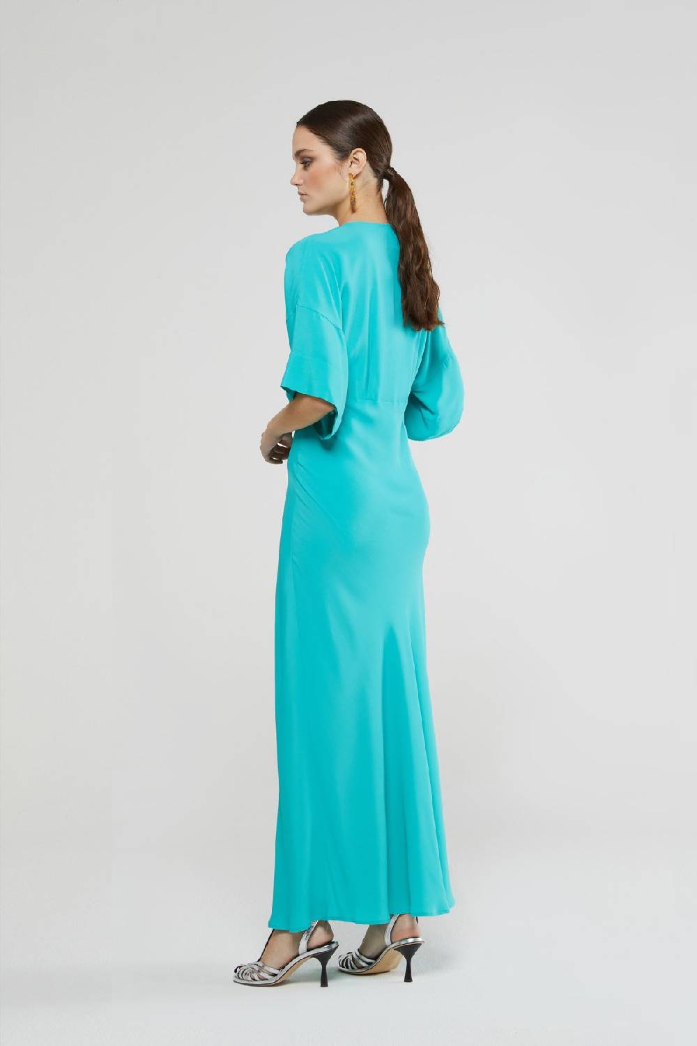Ottod'Ame Silk Blend Long Dress