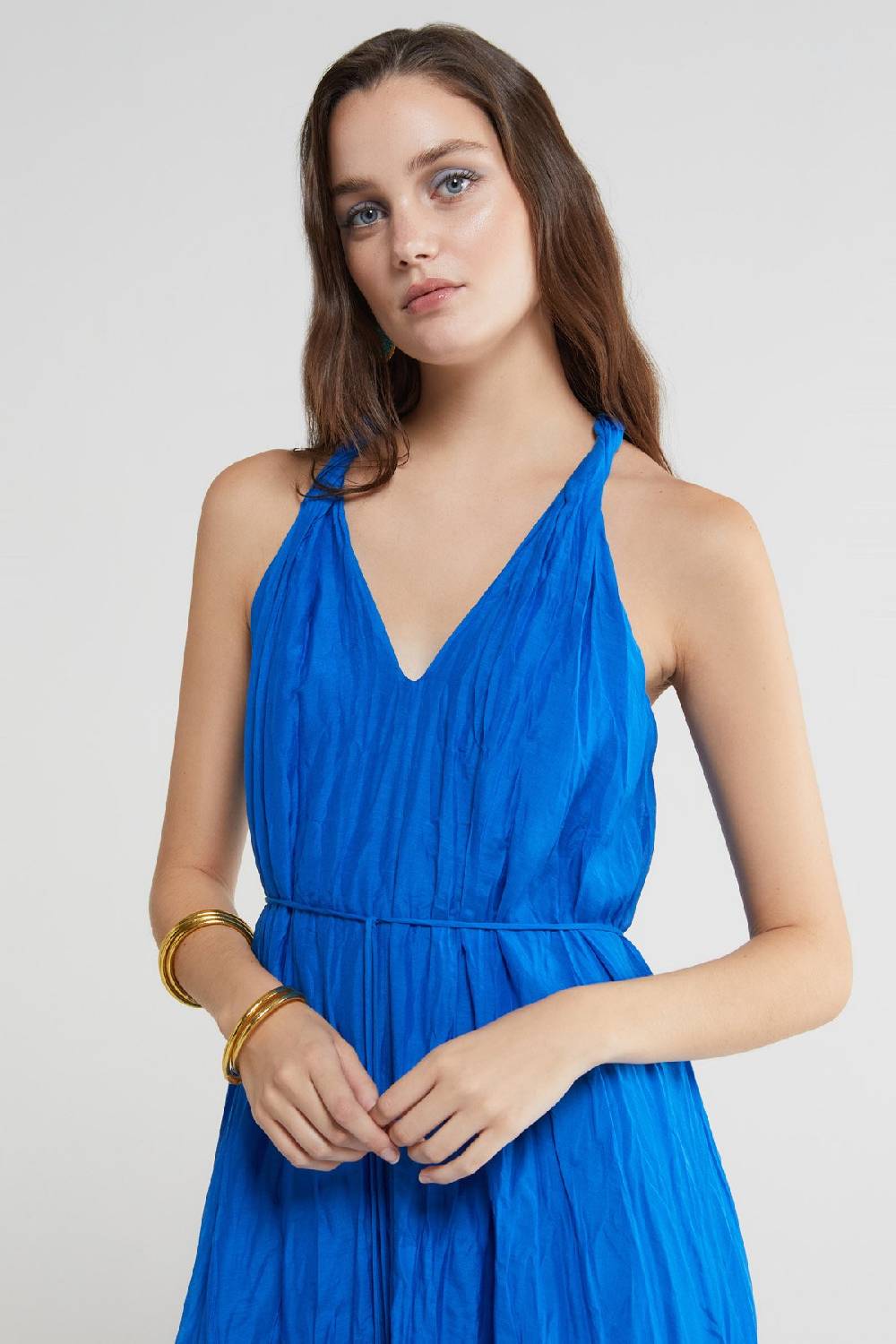 Ottod'Ame Silk Blend Long Dress