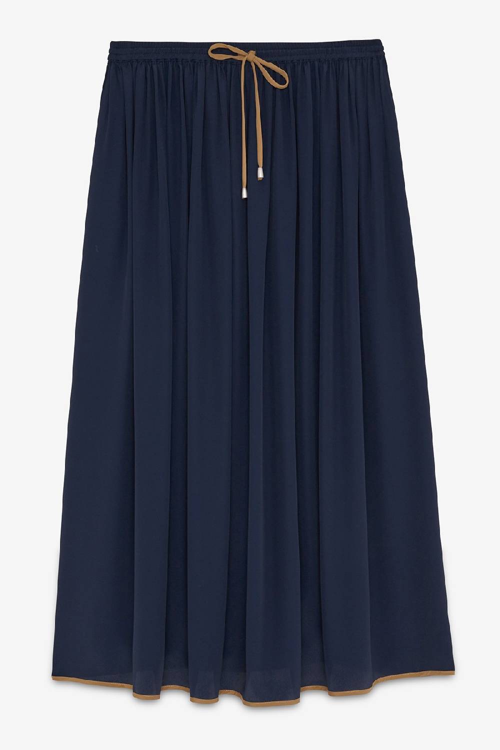 Ottod'Ame Silk-blend Long Skirt