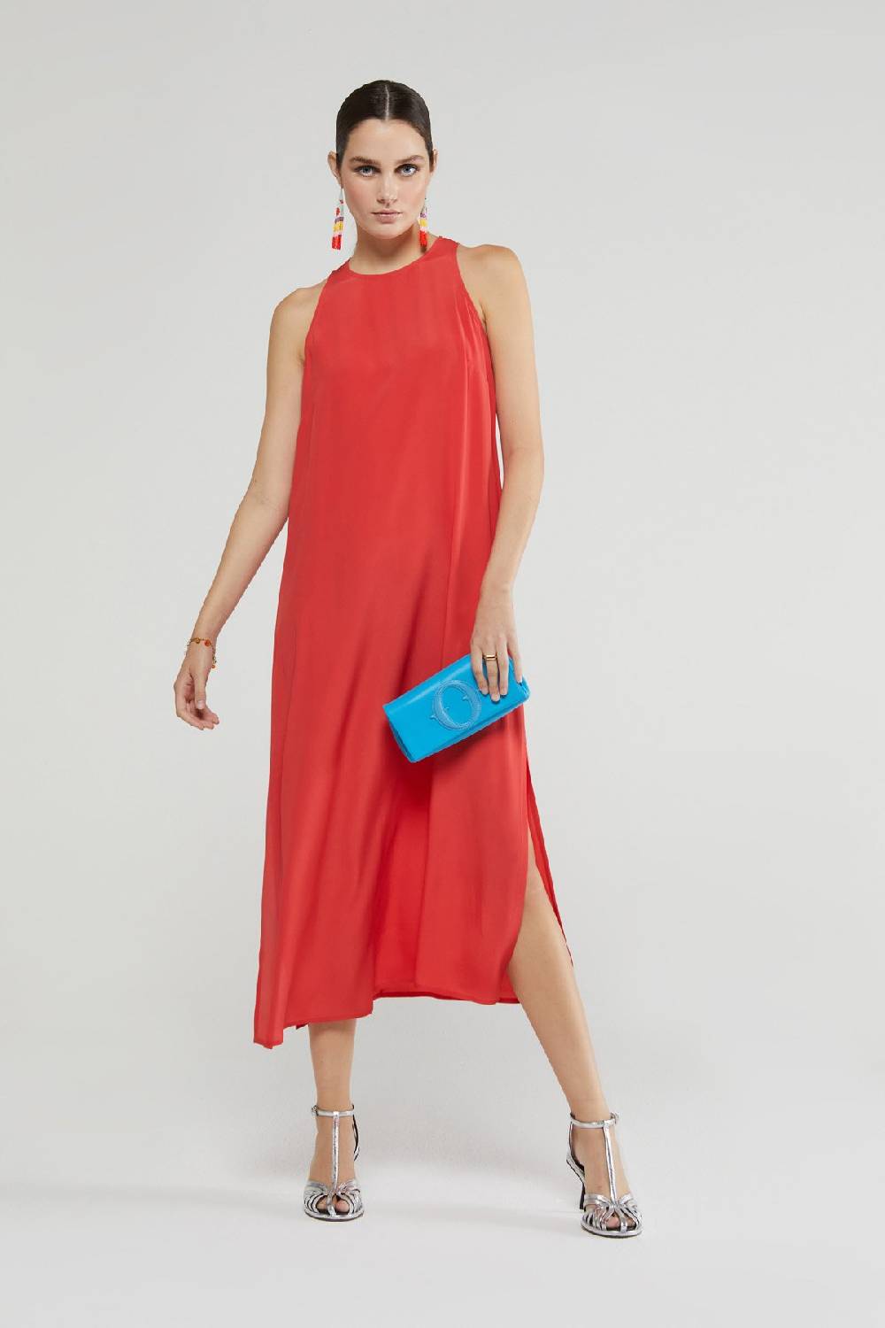 ottod'Ame Silk blend midi dress