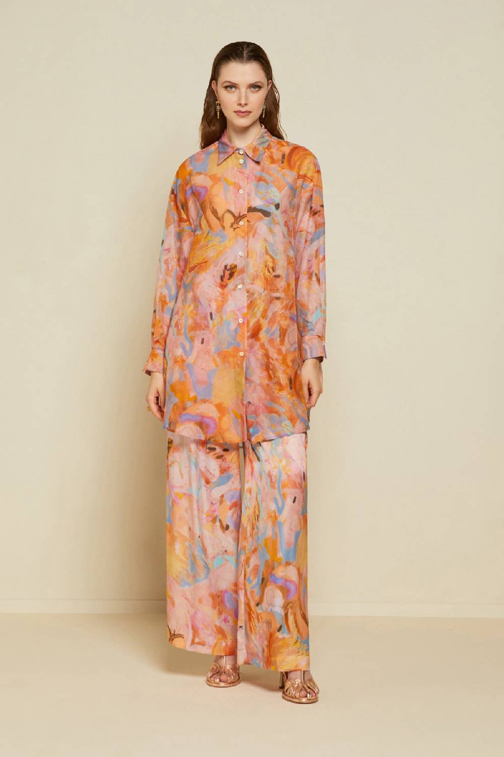 ottod'Ame Silk blend oversized shirt
