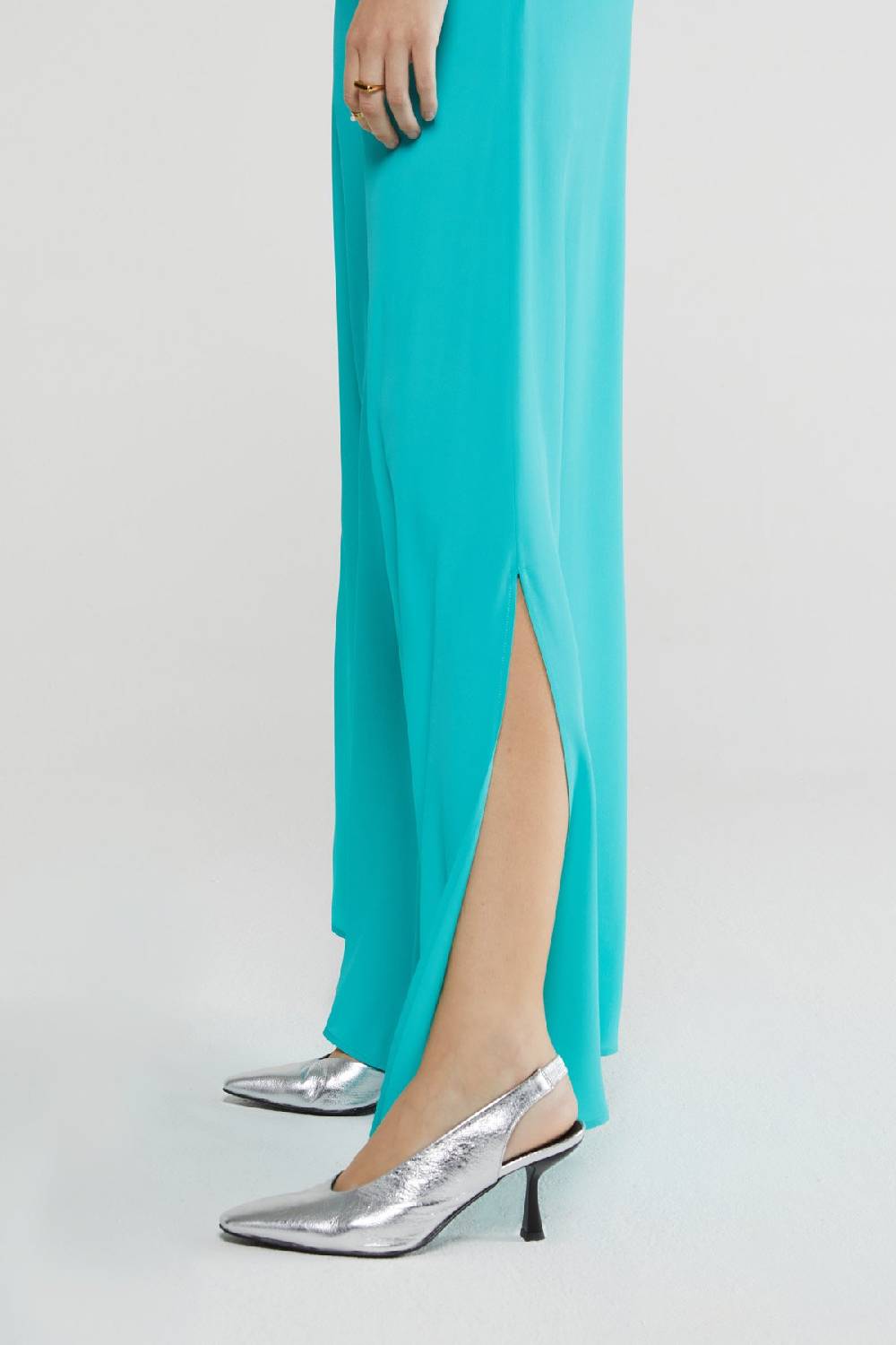 Ottod'Ame Silk Blend Palazzo Trousers