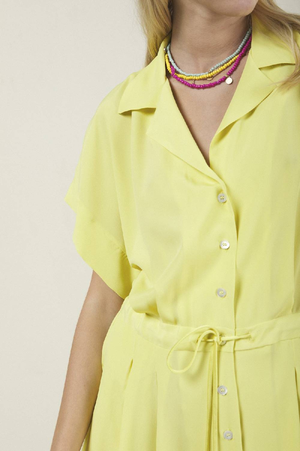 Ottod'Ame Silk Blend Short Dress