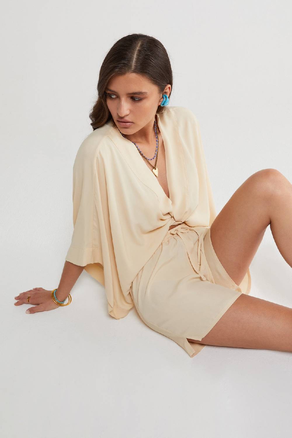 Ottod'Ame Silk Blend Shorts